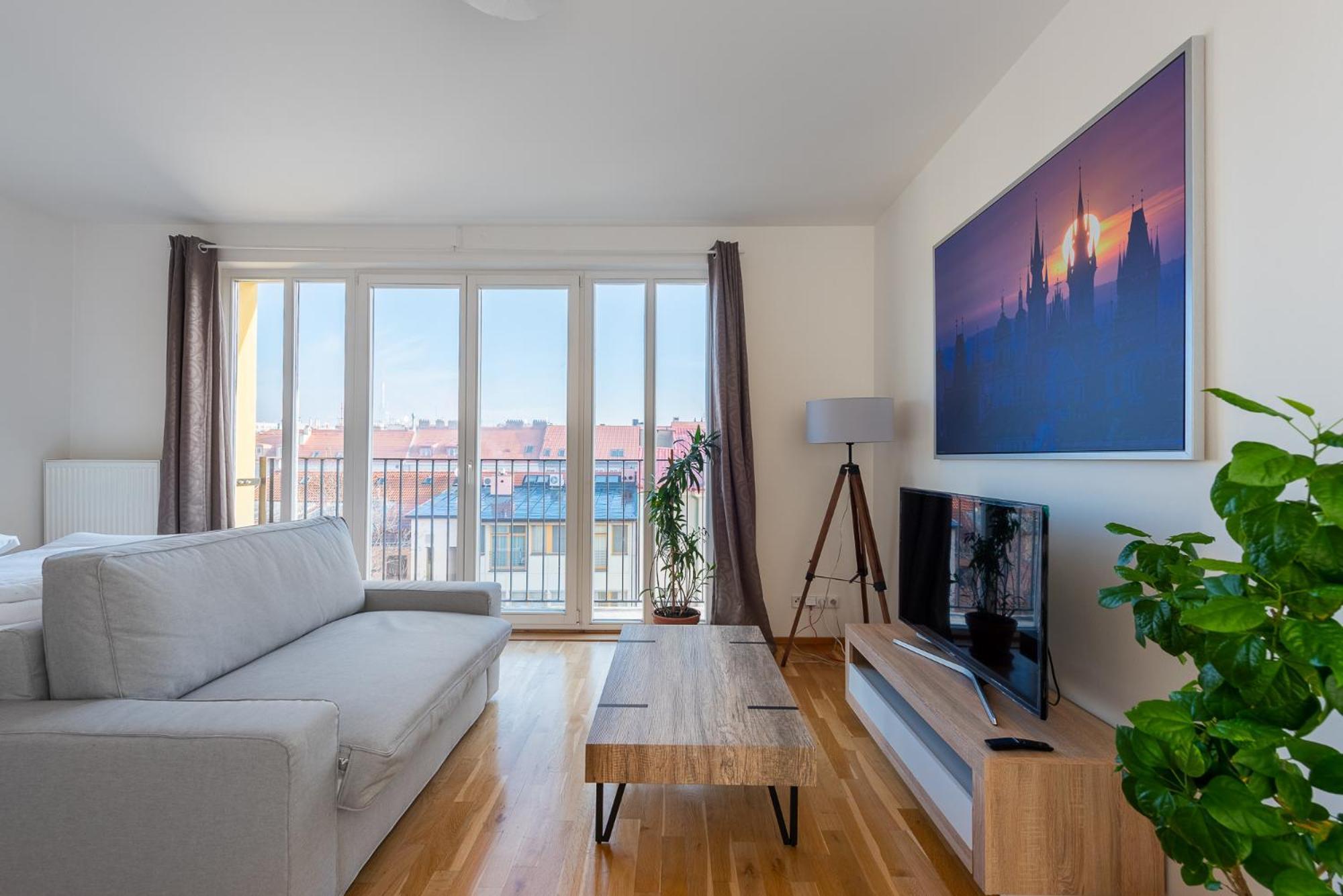 Sunny Safron Apartment Прага Экстерьер фото